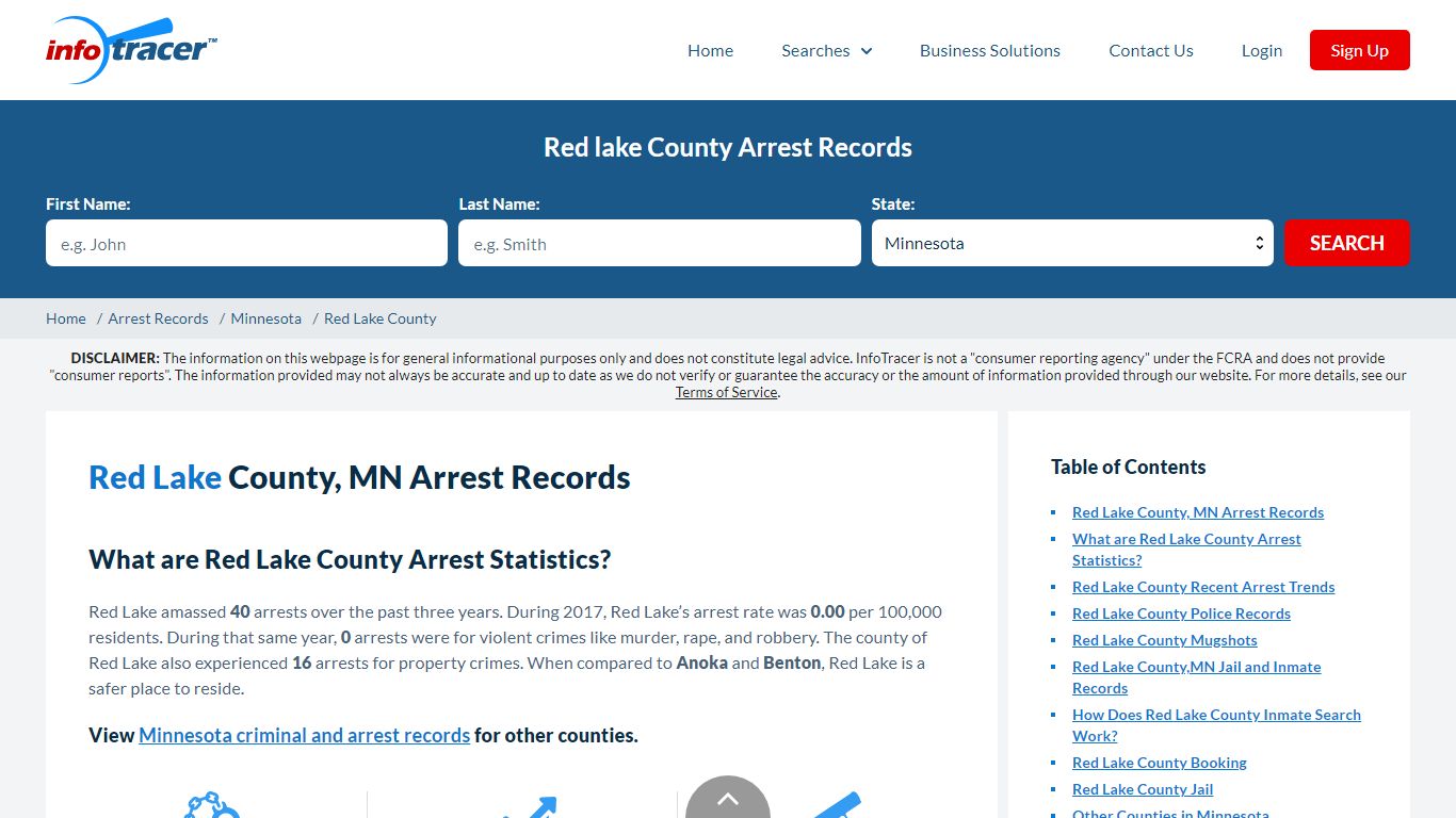 Red Lake County, MN Arrests, Mugshots & Jail Records - InfoTracer